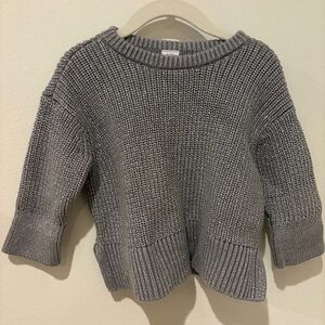 GAP Baby Knit Gray Sweater